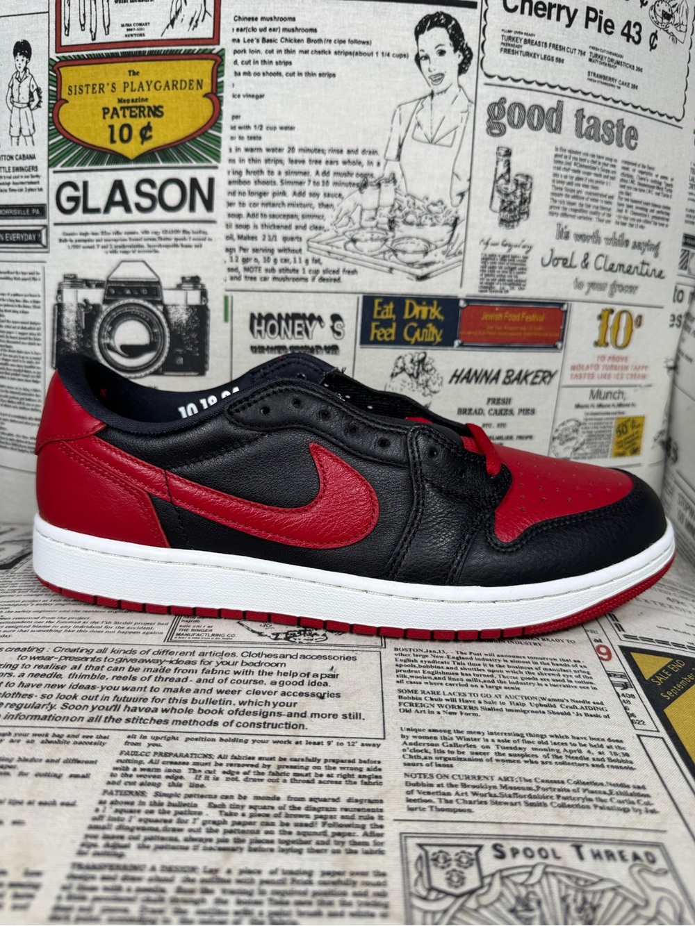 Nike Air Jordan 1 Low OG Shoes Banned (2026) IW6276-001 Men Size 10 No Box
